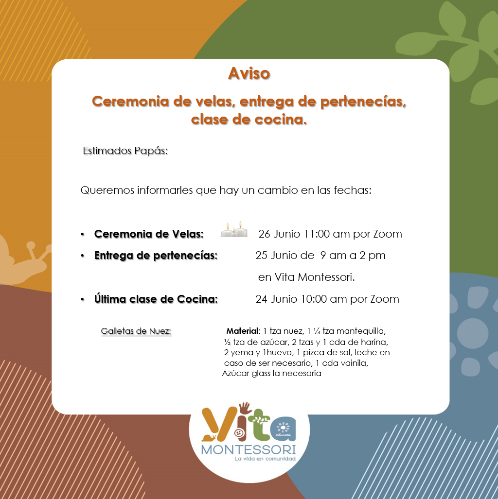 AVISO ULTIMA CLASE ONLINE ZOOM