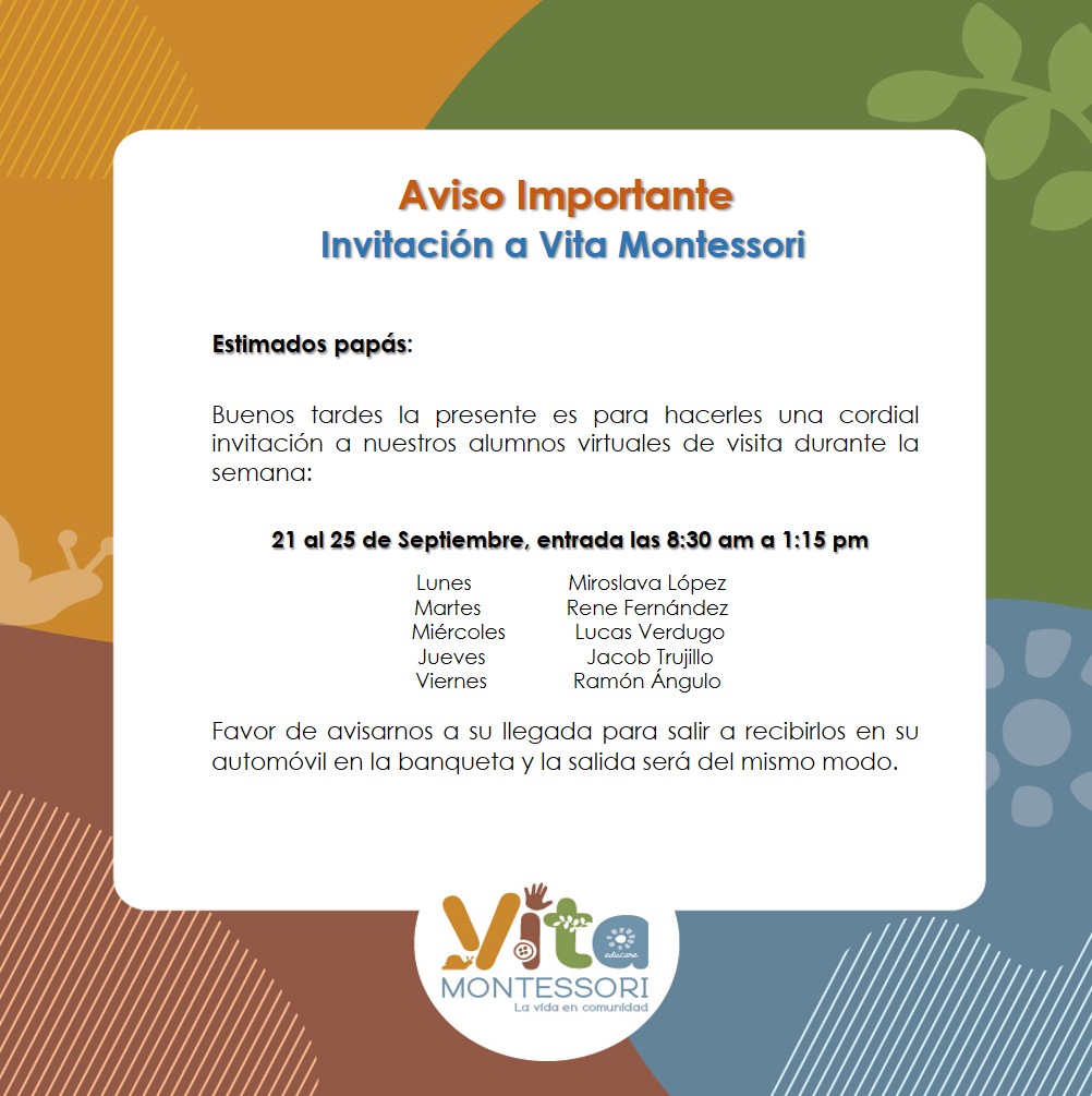 Aviso Invitacion a Vita